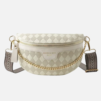 Sac banane bandoulière avec chaîne doré Paulette