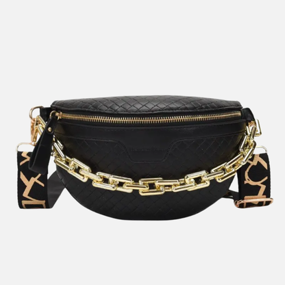 Sac banane bandoulière avec chaîne dorée Hortense