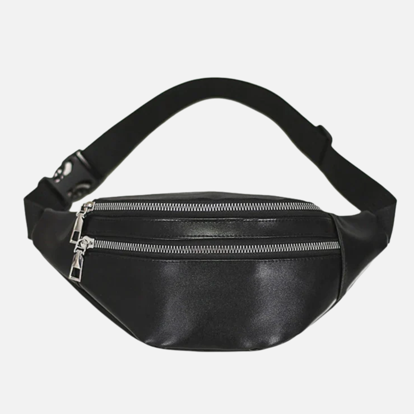 Sac banane bandoulière noir Augustine