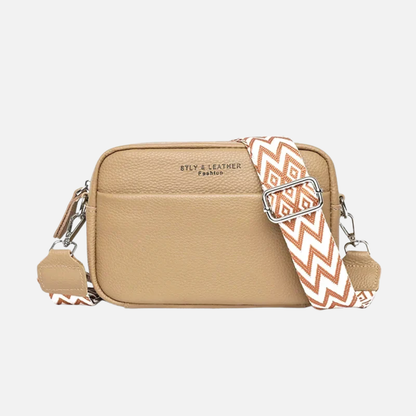 Sac banane cuir rectangulaire à bandoulière Gabrielle