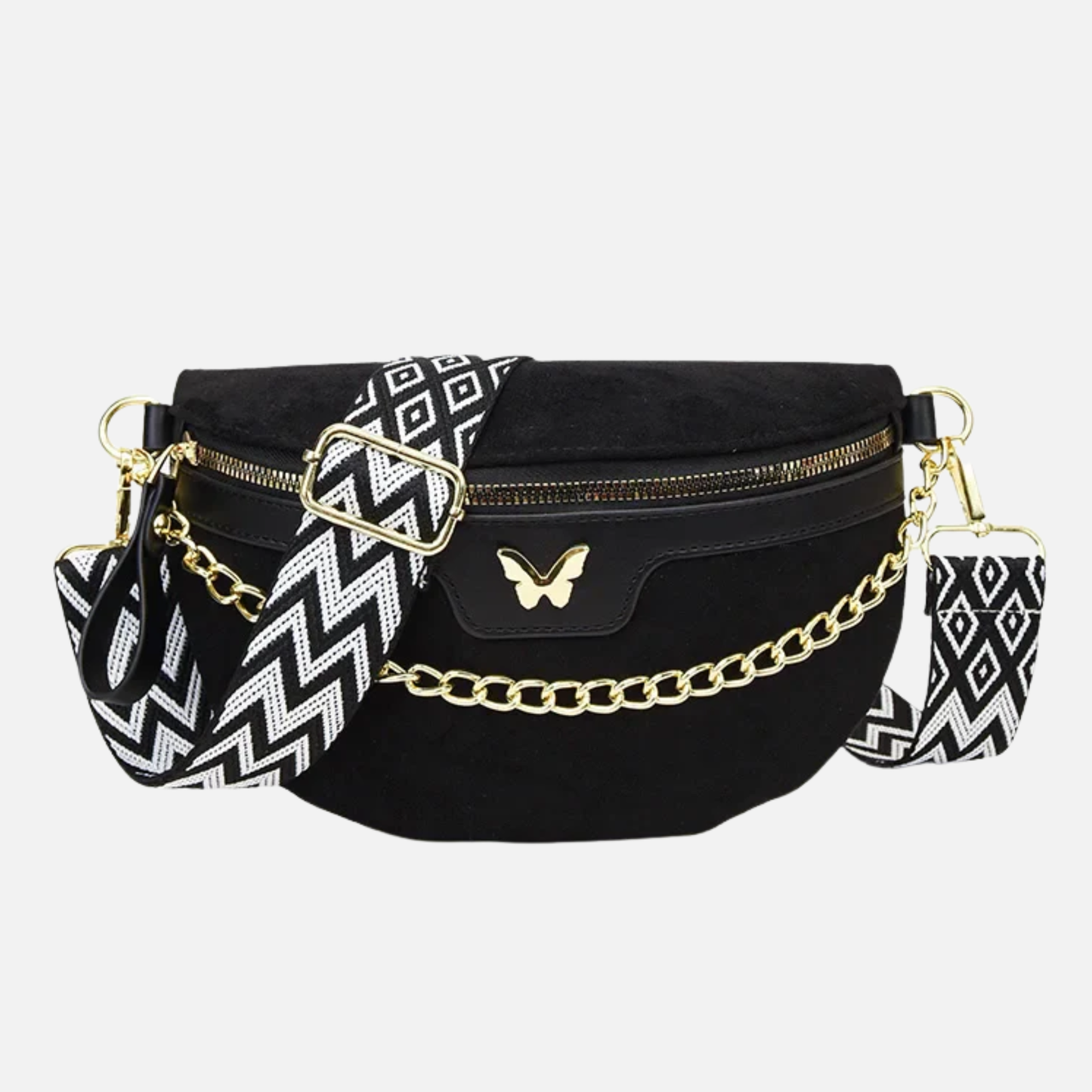 Sac banane en suédine au style bohème et Isabeau