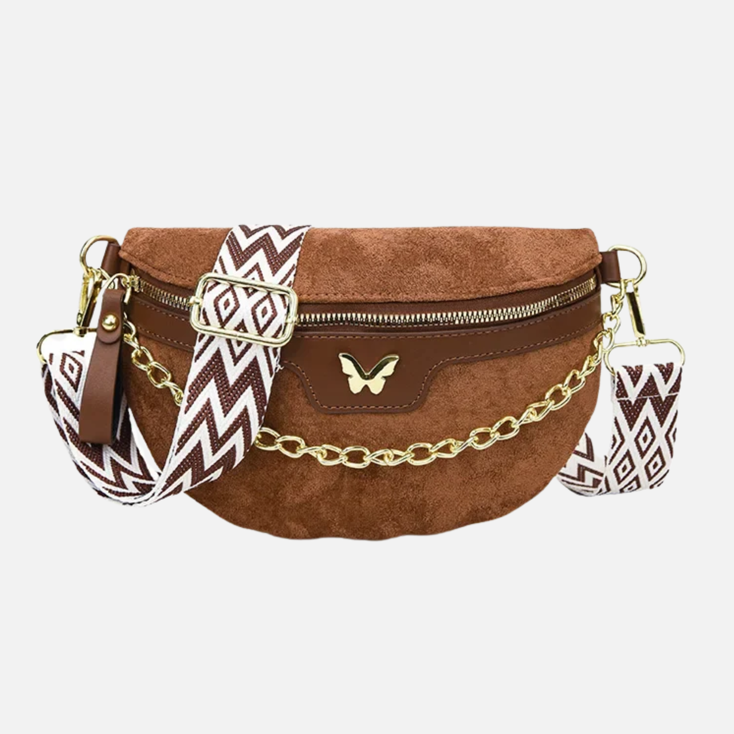 Sac banane en suédine au style bohème et Isabeau