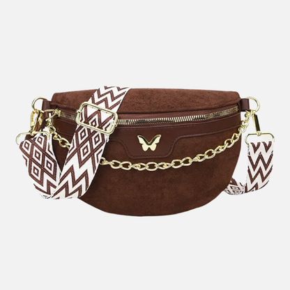 Sac banane en suédine au style bohème et Isabeau