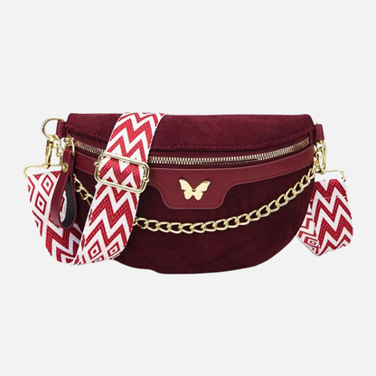 Sac banane en suédine au style bohème et Isabeau