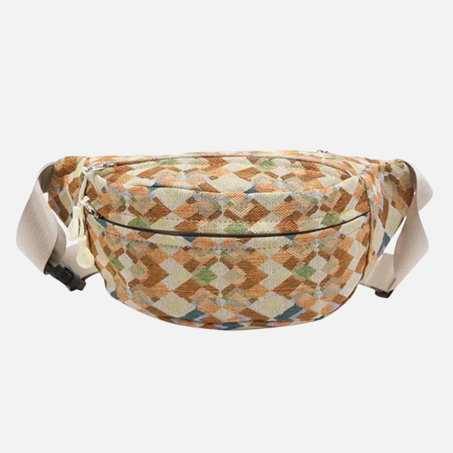 Sac banane en toile imprimé léopard sauvage et tendance Garance