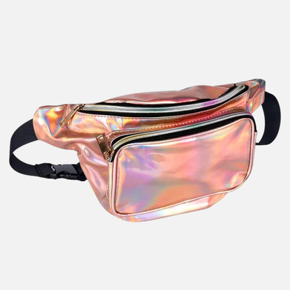 Sac banane holographique brillant tendance Honorine