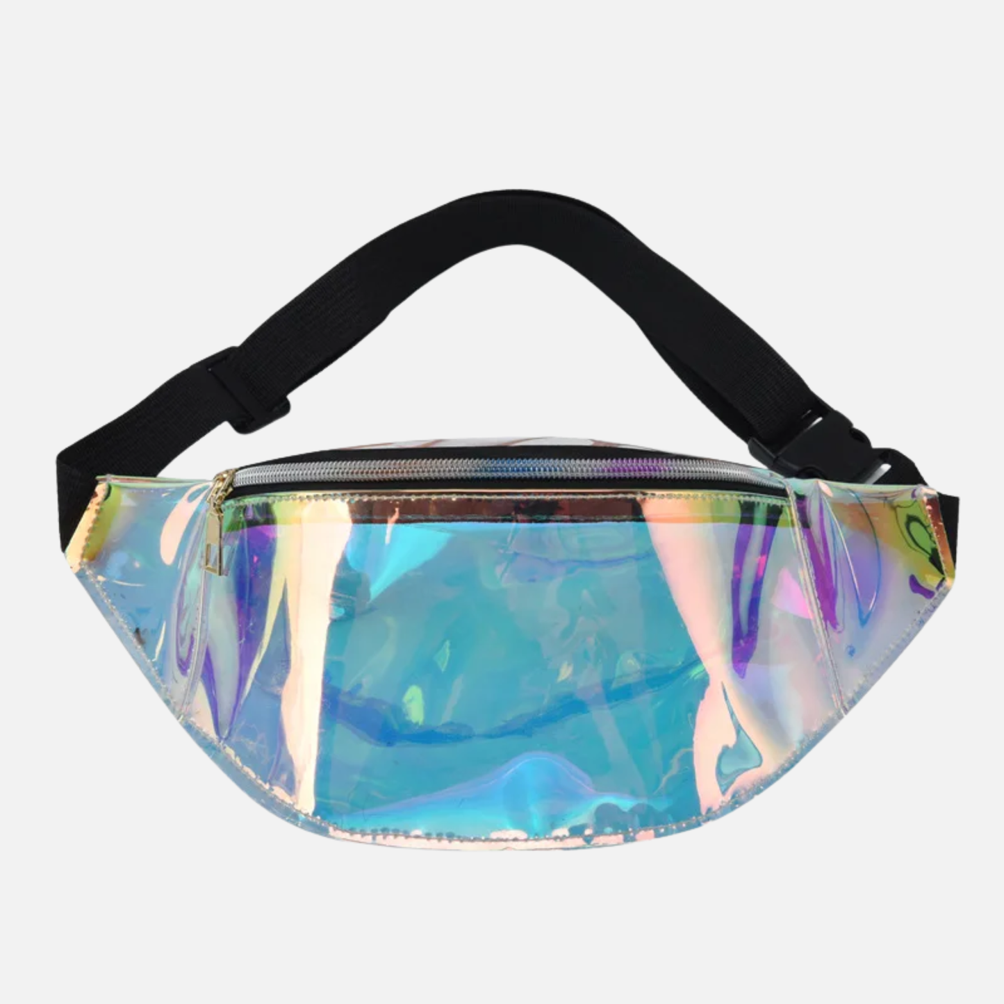 Sac banane holographique transparent tendance Agathe