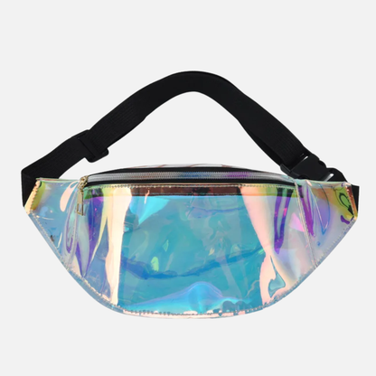 Sac banane holographique transparent tendance Agathe