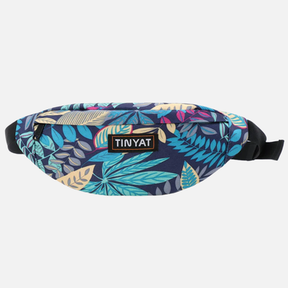 Sac banane tissu à motif feuillage tendance Octavie