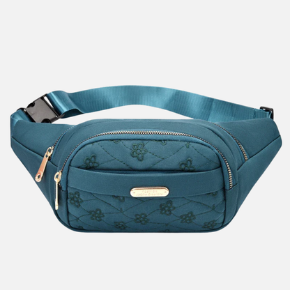 Sac banane tissu à motif floral tendance Margaux