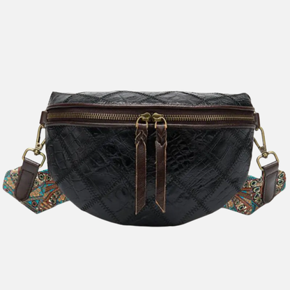 Sac banane vintage à bandoulière Éloïse