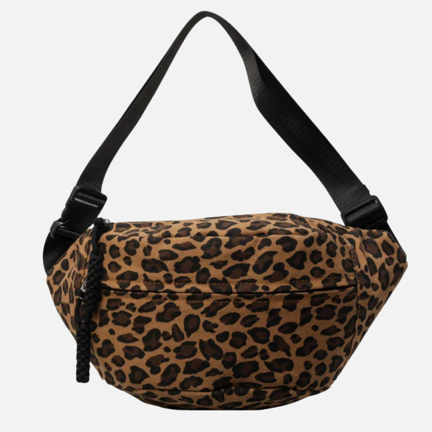 Sac banane vintage en toile léopard avec bandoulière réglable Cyrielle