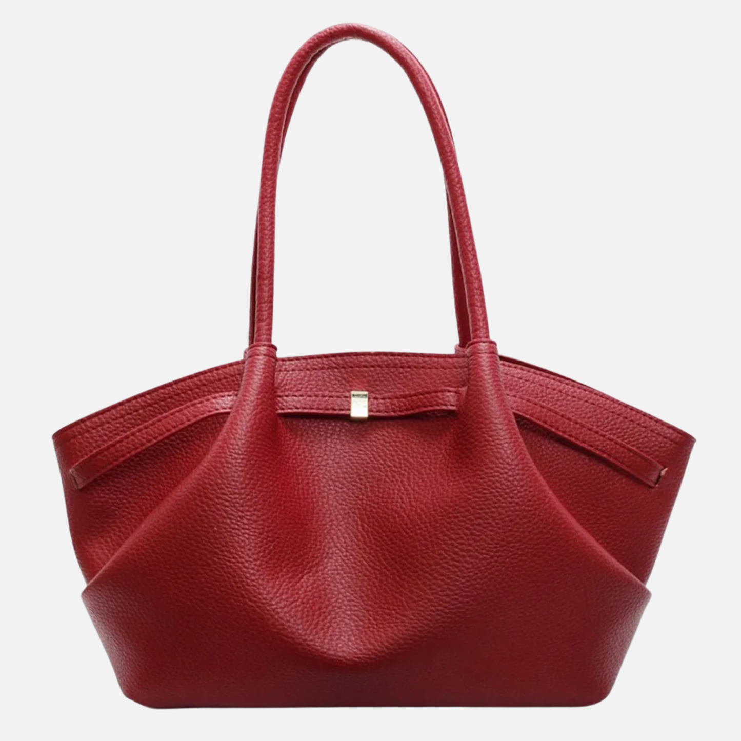 Grand sac à main cabas de cours bandoulière épaule besace au design lychee Ambre