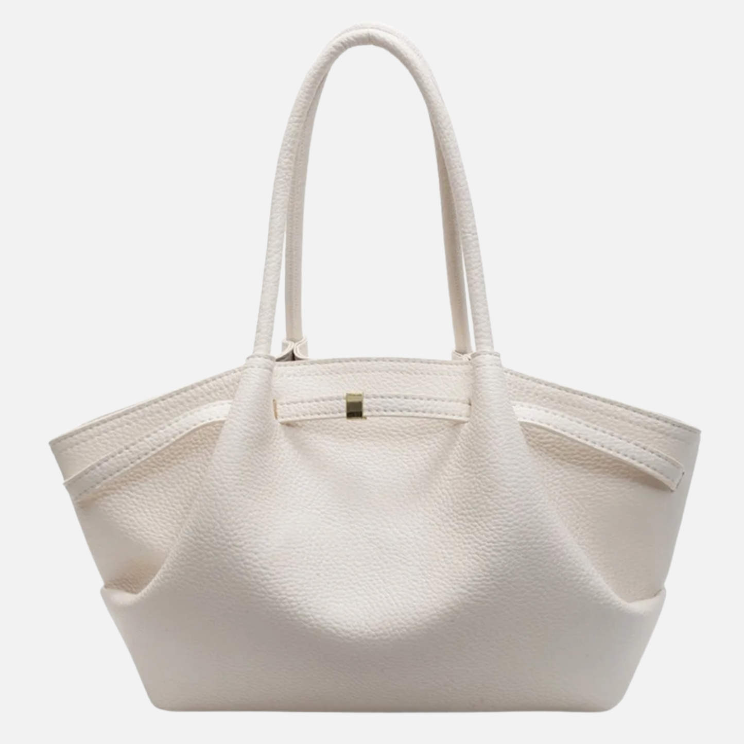 Grand sac à main cabas de cours bandoulière épaule besace au design lychee Ambre