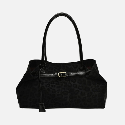 Grand sac à main bandoulière épaule motif léopard Chloé