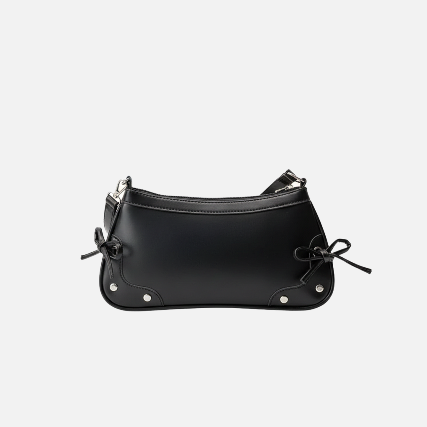 Petit sac à main bandoulière épaule rétro à double nœud et motif léopard Léa