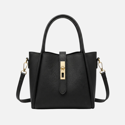 Grand sac à main cabas seau multifonctionnel au design rétro et minimaliste Jade