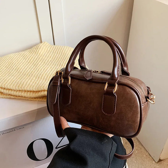 Petit Sac à main bowling classique au design épuré Manon