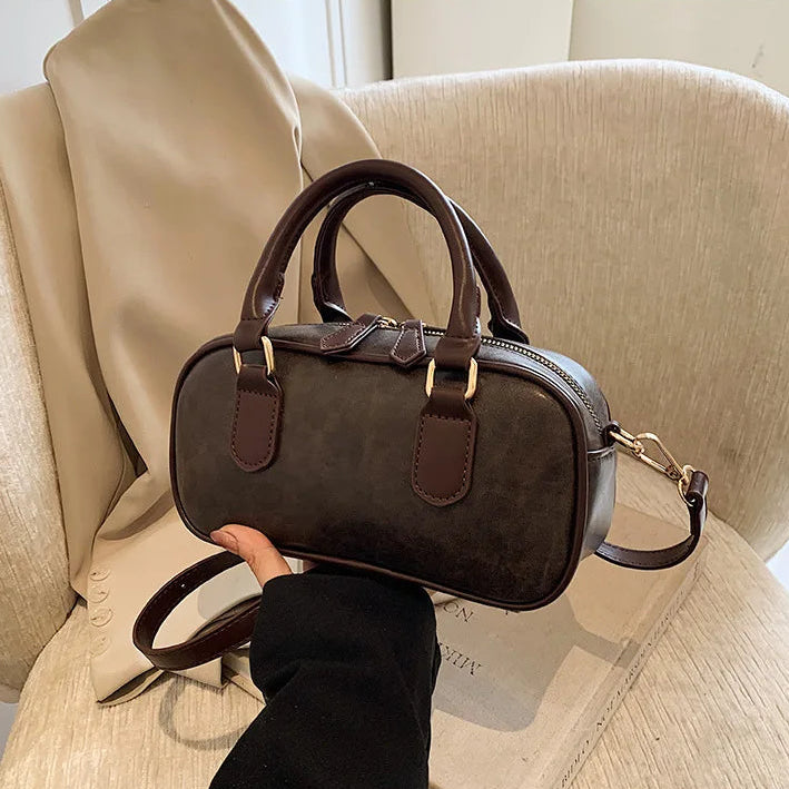 Petit Sac à main bowling classique au design épuré Manon