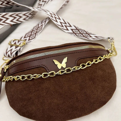 Sac banane en suédine au style bohème et Isabeau