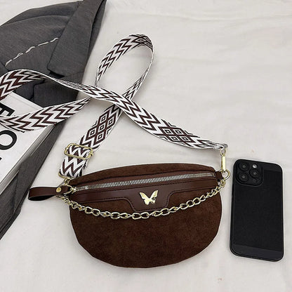 Sac banane en suédine au style bohème et Isabeau