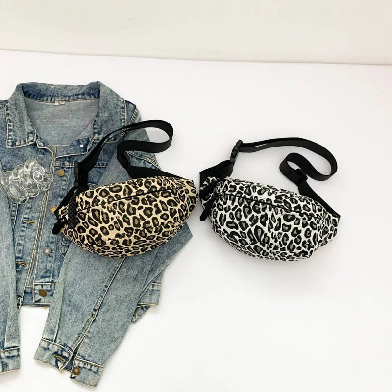 Sac banane en toile imprimé léopard sauvage et tendance Garance