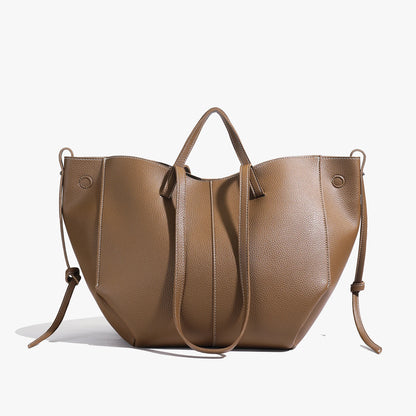 Grand sac à main cabas double porté Élodie