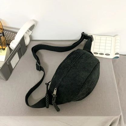 Sac banane velours côtelé tendance Alice