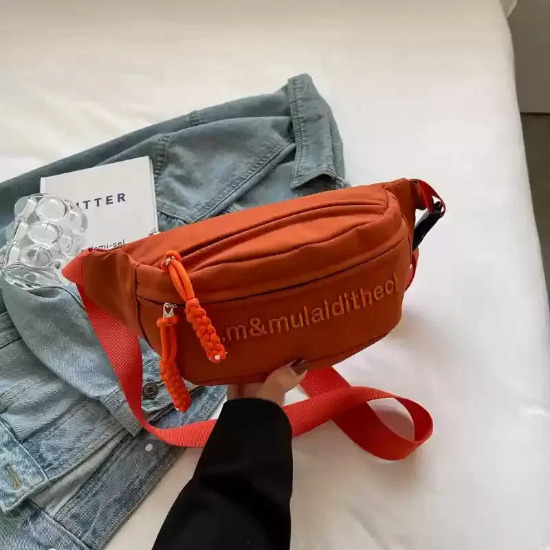 Grand sac banane tendance à bandoulière Pauline