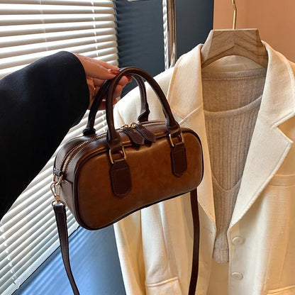 Petit Sac à main bowling classique au design épuré Manon