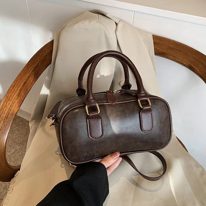 Petit Sac à main bowling classique au design épuré Manon