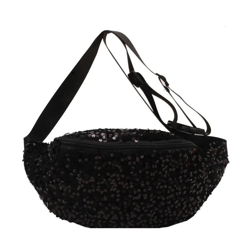Grand sac banane sequin tendance Stella