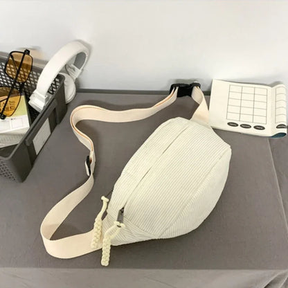 Sac banane velours côtelé tendance Alice