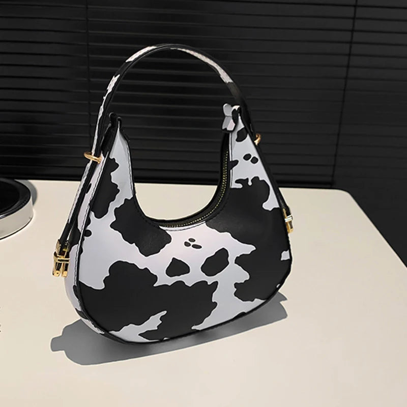 Petit sac à main bandoulière épaule motif animalier au design personnalisé et moderne Octavie
