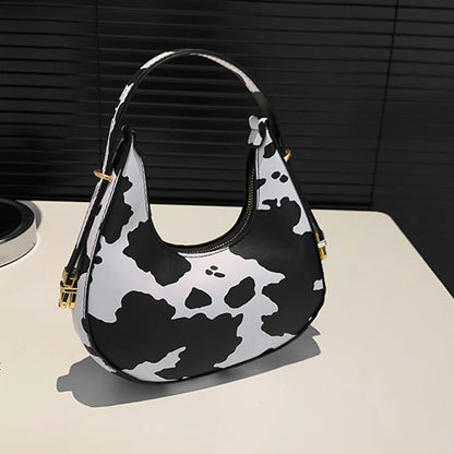 Petit sac à main bandoulière épaule motif animalier au design personnalisé et moderne Octavie