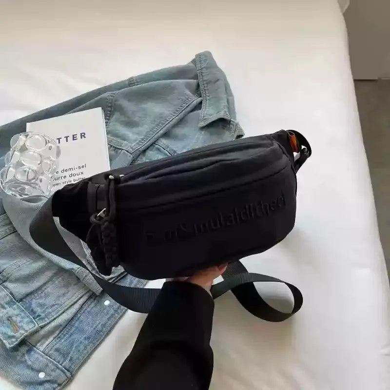 Grand sac banane tendance à bandoulière Pauline