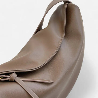 Grand sac à main banane demi-lune Hélène