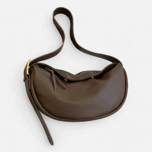 Grand sac à main banane demi-lune chic Marcelle