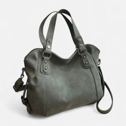 Grand sac à main bandoulière de cours rétro souple Mahé