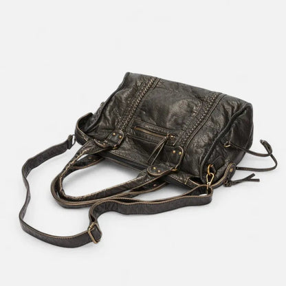 Grand sac à main bandoulière de cours vintage Lior