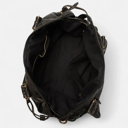 Grand sac à main bandoulière de cours vintage Lior