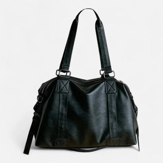 Grand sac à main bandoulière rétro de cours souple Louna