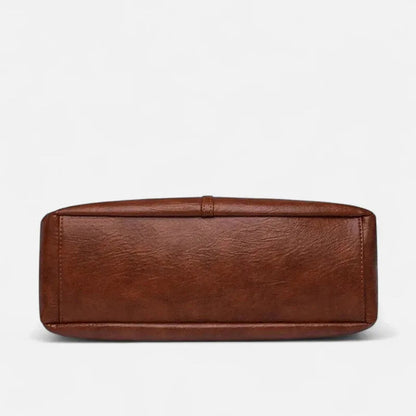 Grand sac à main bandoulière rétro multipoches Agnès