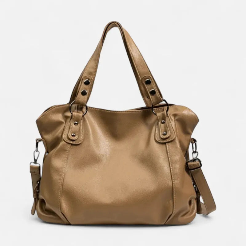 Grand sac à main bandoulière souple de cours Anabelle