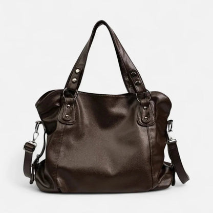 Grand sac à main bandoulière souple de cours Anabelle