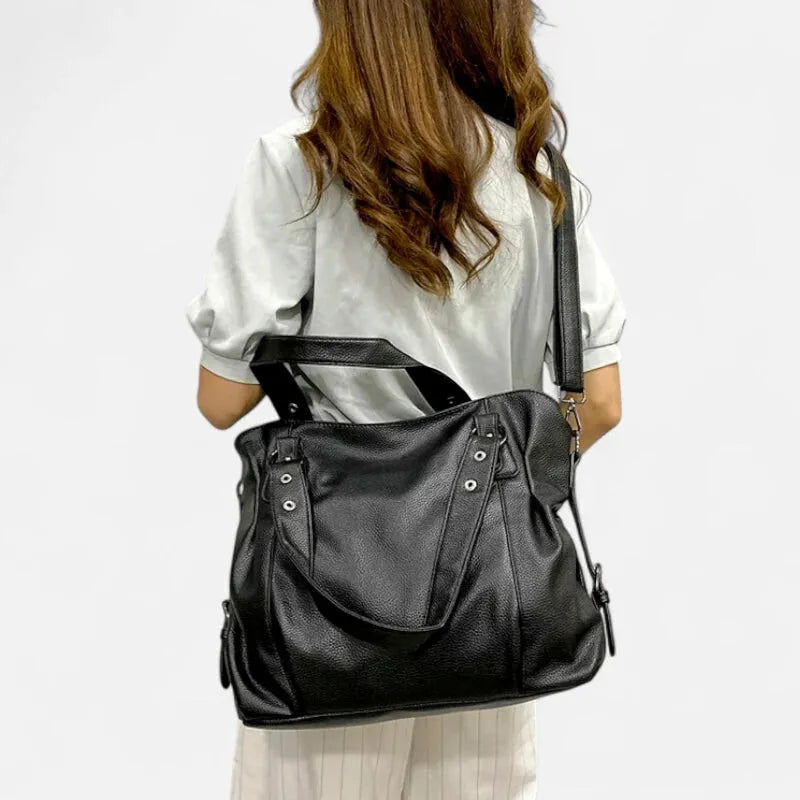 Grand sac à main bandoulière souple de cours Anabelle