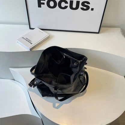 Grand sac à main cabas de cours souple avec bandoulière Sofia