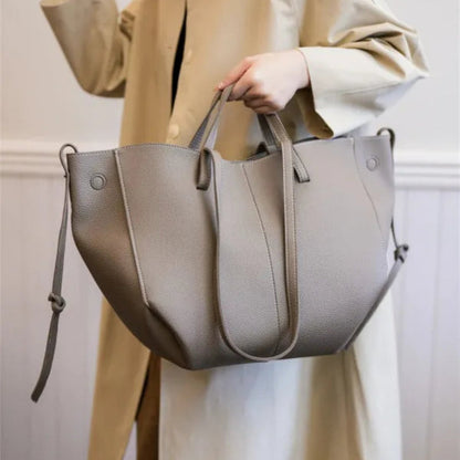 Grand sac à main cabas double porté Élodie