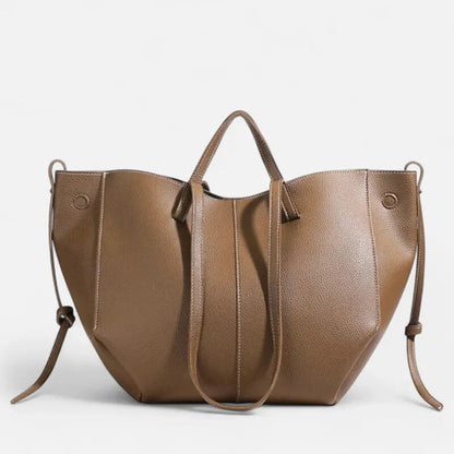 Grand sac à main cabas double porté Élodie