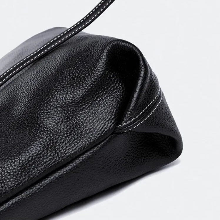 Grand sac à main cabas grainé Clara